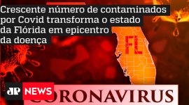 Crescente n�mero de contaminados por Covid transforma o estado da Fl�rida em epicentro da doen�a