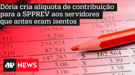 D�ria cria al�quota de contribui��o para a SPPREV aos servidores que antes eram isentos