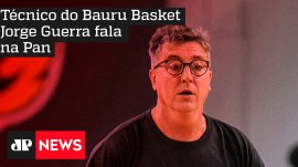 T�cnico do Bauru Basket Jorge Guerra fala na Pan