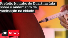 Prefeito Juninho de Duartina fala sobre o andamento da vacina��o na cidade