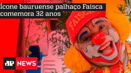 �cone bauruense palha�o Faisca comemora 32 anos