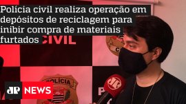 Pol�cia civil realiza opera��o em dep�sitos de reciclagem para inibir compra de materiais furtados