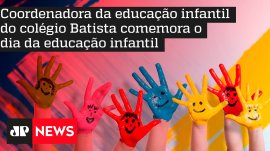 Coordenadora da educa��o infantil do col�gio Batista comemora o dia da educa��o infantil