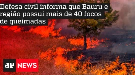 Defesa civil informa que Bauru e regio possui mais de 40 focos de queimadas