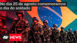 No dia 25 de agosto comemoramos o dia do soldado