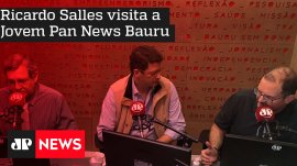 Ricardo Salles visita a Jovem Pan News Bauru