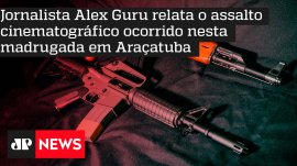 Jornalista Alex Guru relata o assalto cinematogr�fico ocorrido nesta madrugada em Ara�atuba