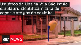 Usu�rios da Ubs da Vila S�o Paulo em Bauru identificam falta de copos e at� g�s de cozinha