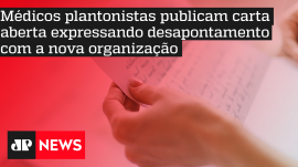 M�dicos plantonistas publicam carta aberta expressando desapontamento com a nova organiza��o