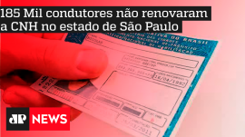 185 Mil condutores n�o renovaram a CNH no estado de S�o Paulo