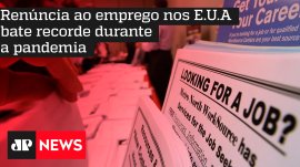 Ren�ncia ao emprego nos E.U.A bate recorde durante a pandemia