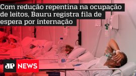 Com redu��o repentina na ocupa��o de leitos, Bauru registra fila de espera por interna��o