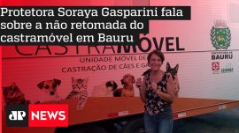 Protetora Soraya Gasparini fala sobre a n�o retomada do castram�vel em Bauru
