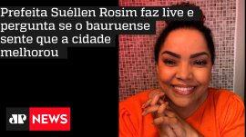 Prefeita Su�llen Rosim faz live e pergunta se o bauruense sente que a cidade melhorou