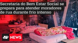 Secretaria do Bem Estar Social se prepara para atender moradores de rua durante frio intenso