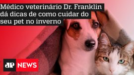 M�dico veterin�rio Dr. Franklin d� dicas de como cuidar do seu pet no inverno