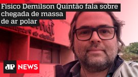F�sico Demilson Quint�o fala sobre chegada de massa de ar polar