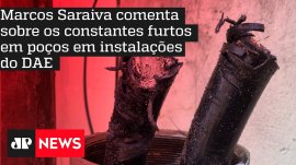 Marcos Saraiva comenta sobre os constantes furto em po�os e instala��es do DAE