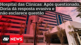 Hospital das Cl�nicas: Ap�s questionado, Doria d� resposta evasiva e n�o esclarece quest�o