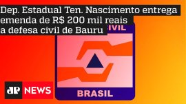 Dep. Estadual Ten. Nascimento entrega emenda de R$ 200 mil reais a defesa civil de Bauru