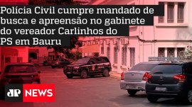 Pol�cia Civil cumpre mandado de busca e apreens�o no gabinete do vereador Carlinhos do PS em Bauru