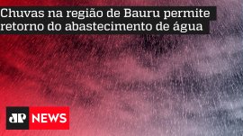 Chuvas na regi�o de Bauru permite retorno do abastecimento de �gua