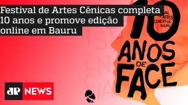 Festival de Artes C�nicas completa 10 anos e promove edi��o online em Bauru