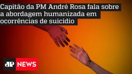 Capit�o da PM Andr� Rosa fala sobre a abordagem humanizada em ocorr�ncias de suic�dio