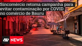 Sincom�rcio retoma campanha para evitar contamina��o por COVID no com�rcio de Bauru
