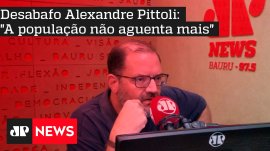 Desabafo Alexandre Pittoli: "A popula��o n�o aguenta mais"