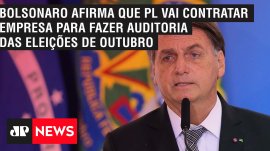 Bolsonaro afirma que PL vai contratar empresa para fazer auditoria das elei��es de outubro