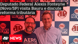 Deputado Federal Alexis Fonteyne (Novo/SP) visita Bauru e discute reforma tribut�ria