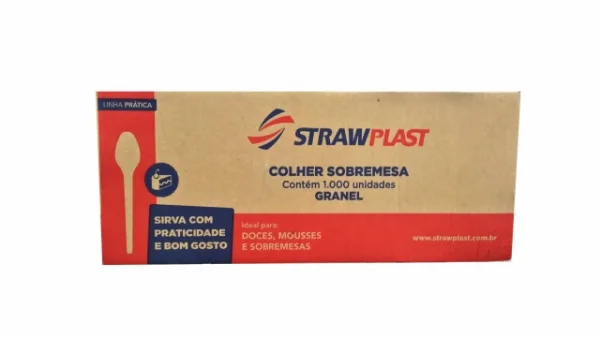 Colher Sobremesa - Strawplast