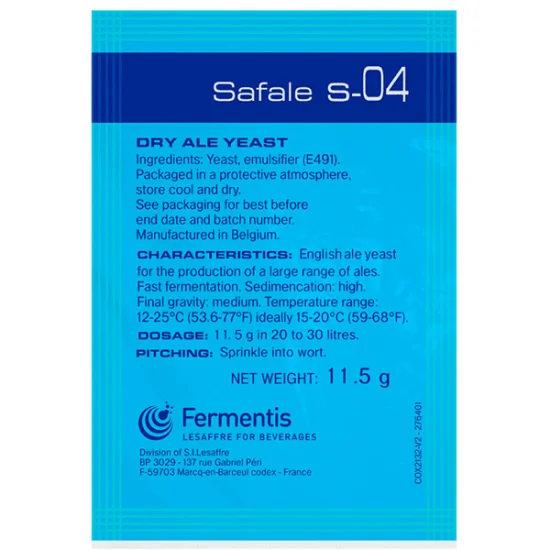 Fermento Fermentis SafAle S-04