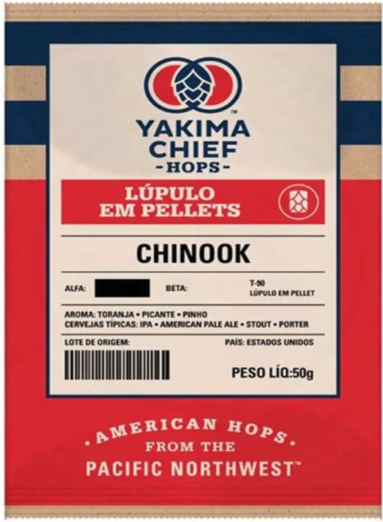 Lúpulo Chinook Yakima 50g