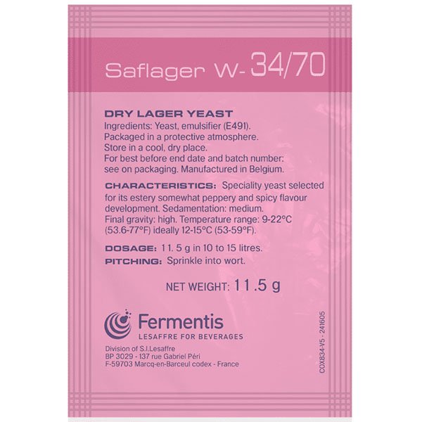 Fermento Fermentis SafLager™ W-34/70