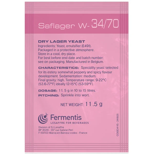Fermento Fermentis SafLager™ W-34/70