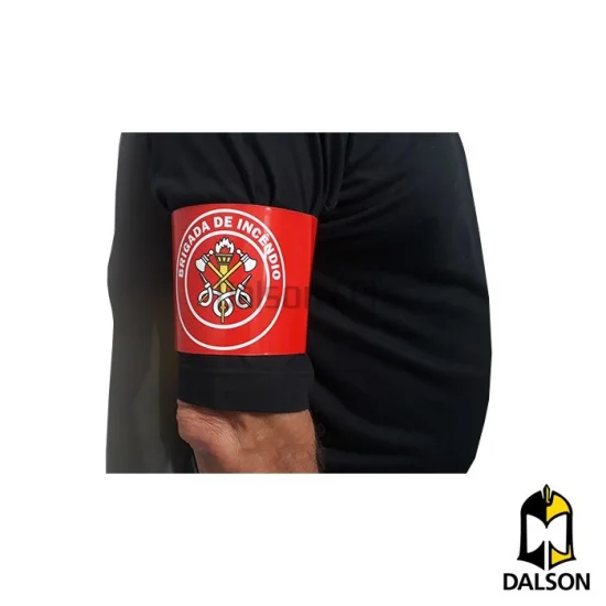 Braadeira de identificao modelo brigada de incndio