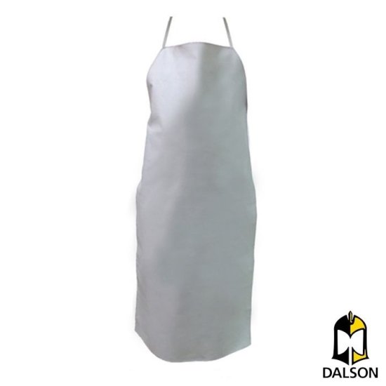 Avental de silicone branco 1,20 x 0,70cm