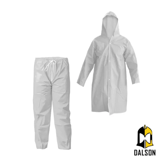 Conjunto capa de chuva transparente - Brascamp