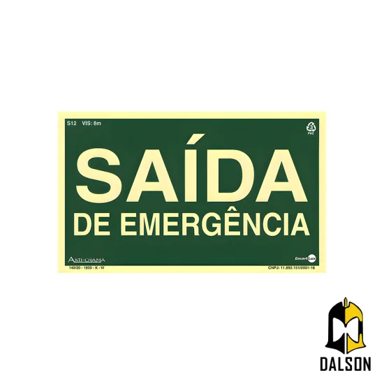 Placa de PVC (PAF 314 S12) - Encart'ale
