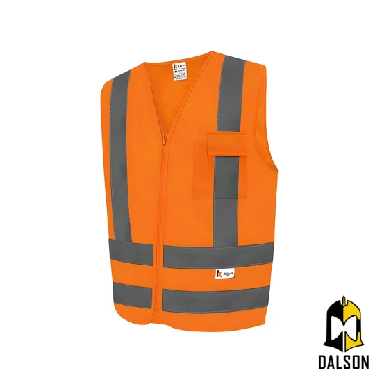Colete fluorescente 1 bolso - Kalipso