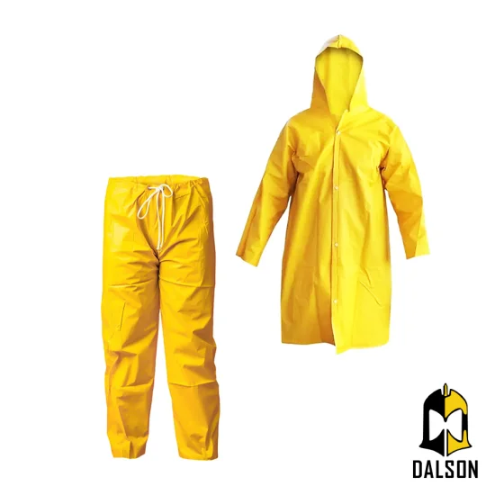 Conjunto capa de chuva amarela Standart - Brascamp