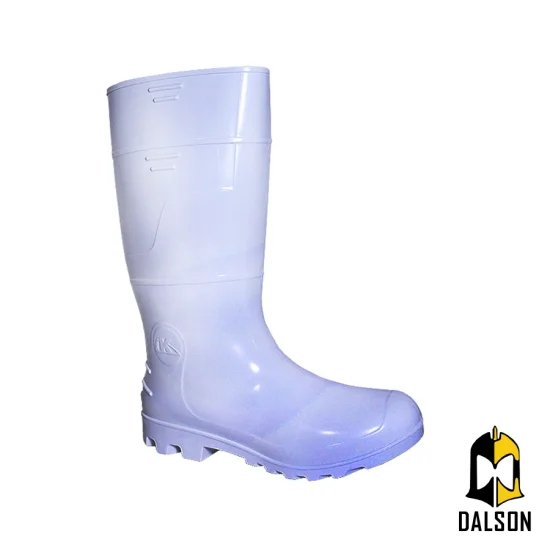 Bota de PVC Safety Boots branca cano alto CA 42149 - Kadesh