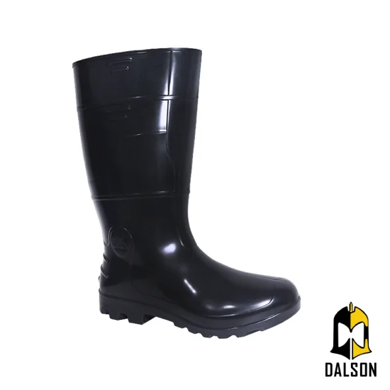 Bota de PVC Safety Boots preta cano alto CA 42149 - Kadesh