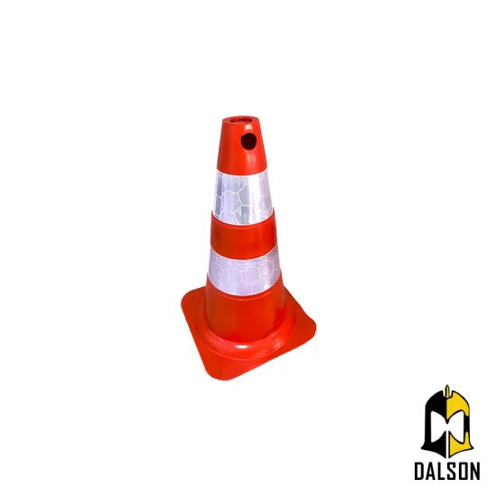 Cone flexvel de 50cm para sinalizao - Plastcor