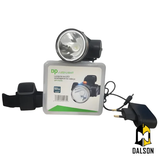 Lanterna LED DP-7229A | recarregvel de cabea