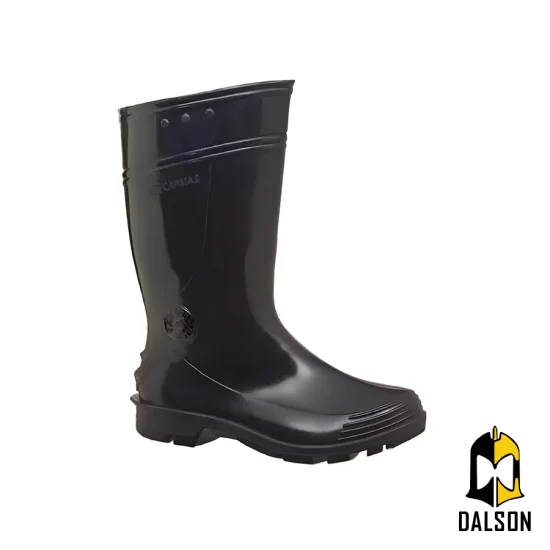 Bota de PVC Capataz preta cano longo CA 50590 - Sete Lguas