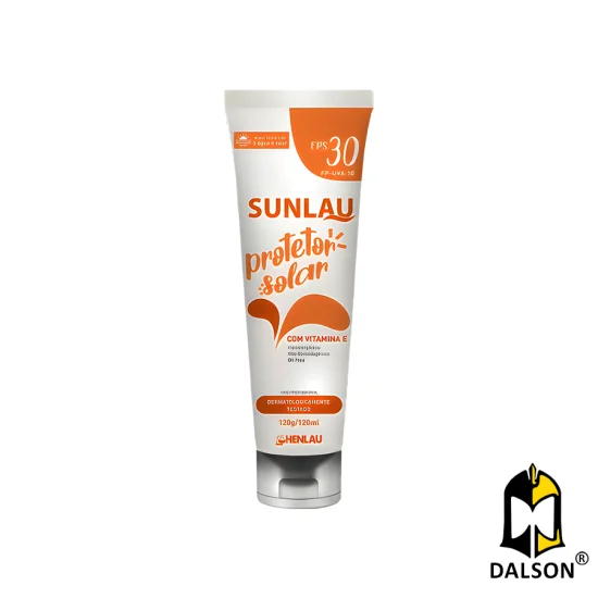 Protetor solar FPS 30 Sunlau 120ml - Henlau