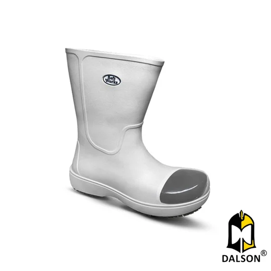 Bota de PVC profissional BB86 branca com bico composite CA 39347 - Soft Works